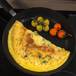 Homemade Cheese Omellete